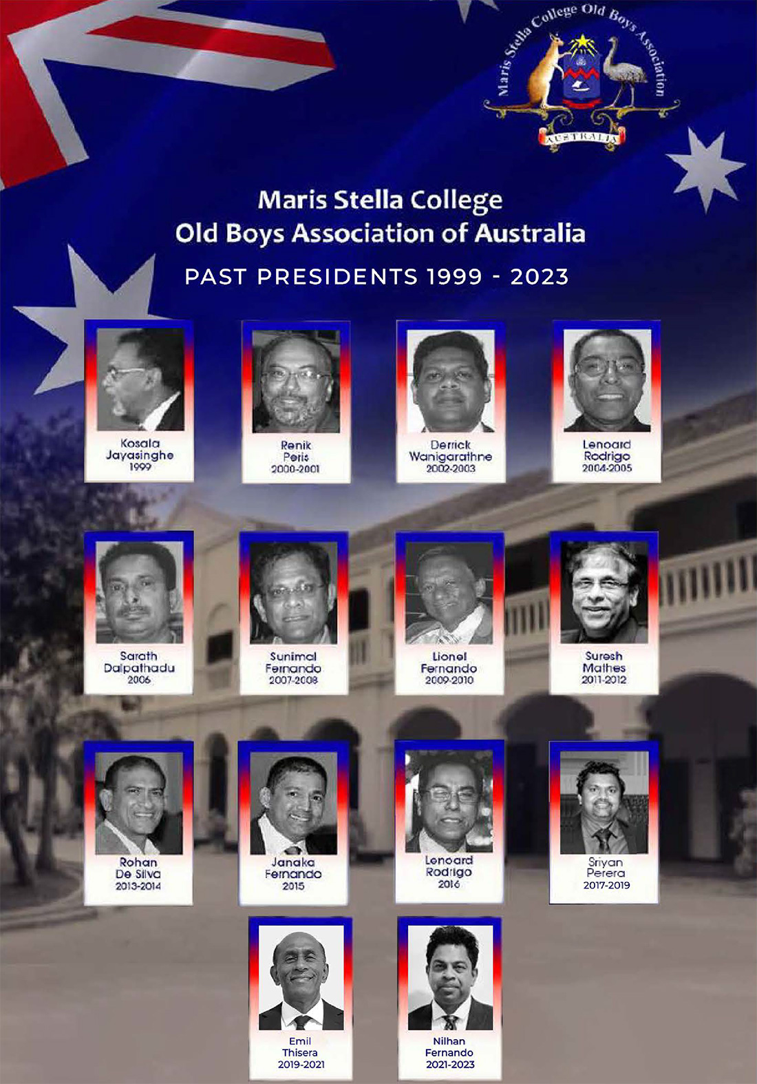 President - Old Boys Maris Stella College Association in Australia
